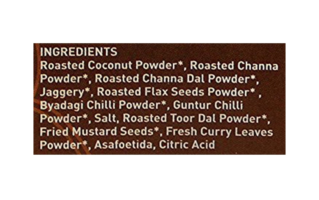 Pure & Sure Organic Chutney Powder With Coconut   Plastic Jar  150 grams